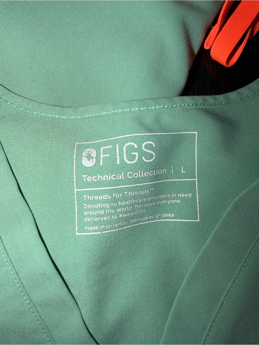 FIGS Sage Green Scrubs - Picture 5 of 6